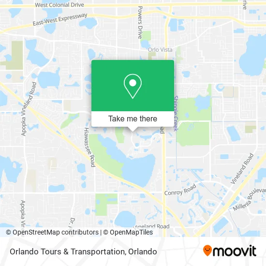 Mapa de Orlando Tours & Transportation