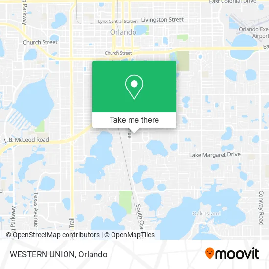 Mapa de WESTERN UNION