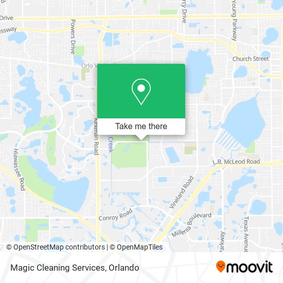Magic Cleaning Services map