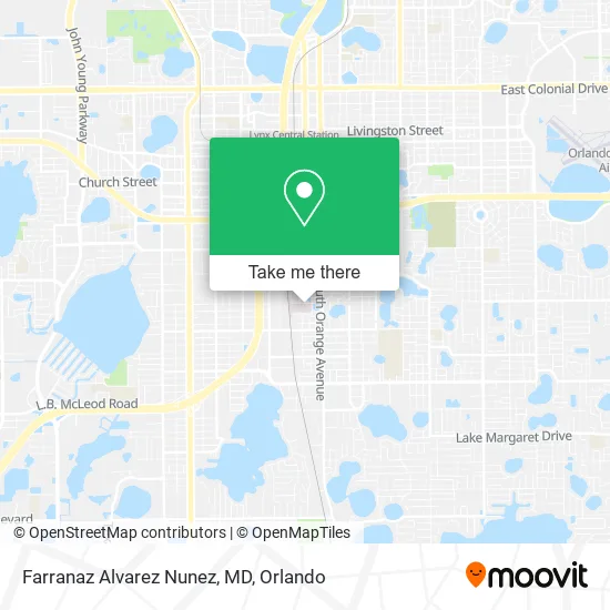 Farranaz Alvarez Nunez, MD map