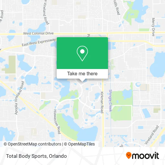 Total Body Sports map