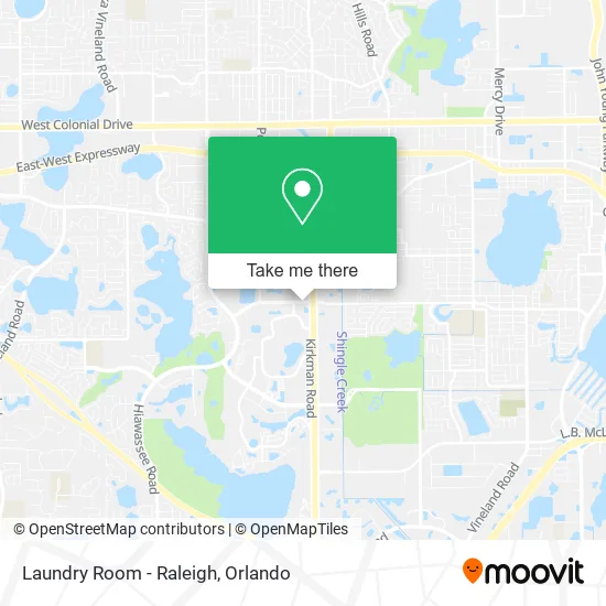 Mapa de Laundry Room - Raleigh
