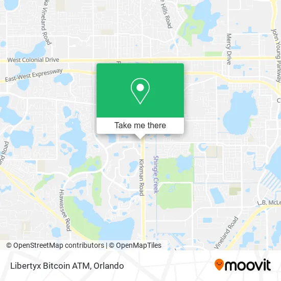 Mapa de Libertyx Bitcoin ATM