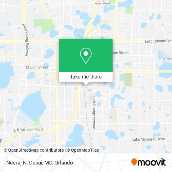 Neeraj N. Desai, MD map