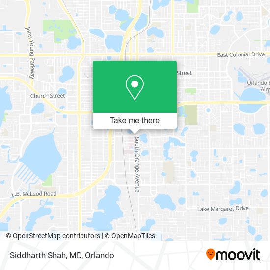 Mapa de Siddharth Shah, MD