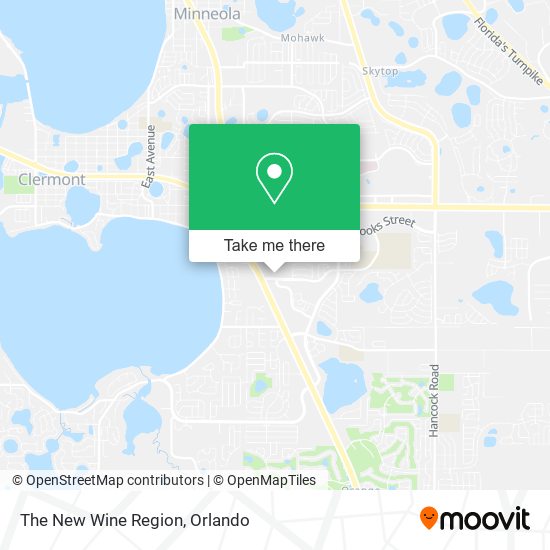 The New Wine Region map
