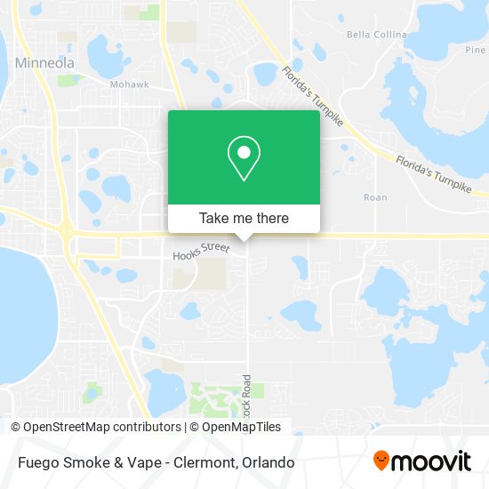 Fuego Smoke & Vape - Clermont map