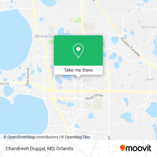 Chandresh Duggal, MD map