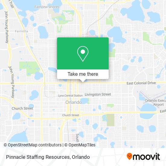 Pinnacle Staffing Resources map