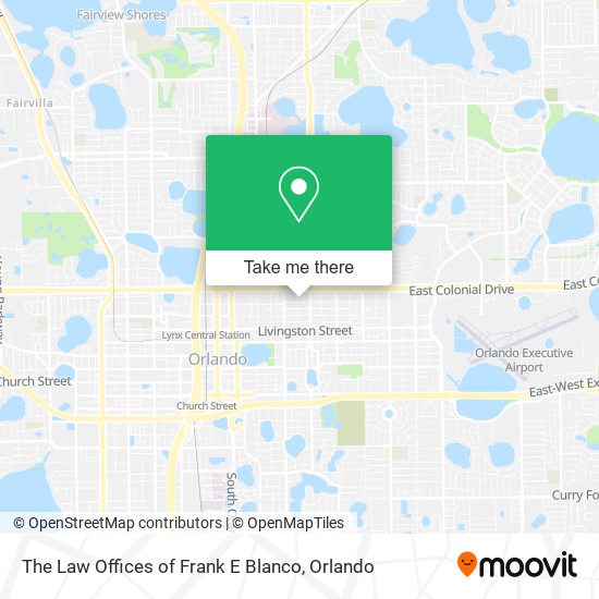 The Law Offices of Frank E Blanco map