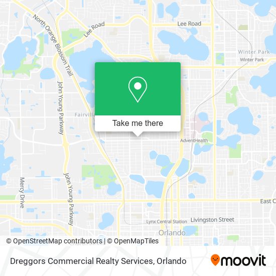 Dreggors Commercial Realty Services map
