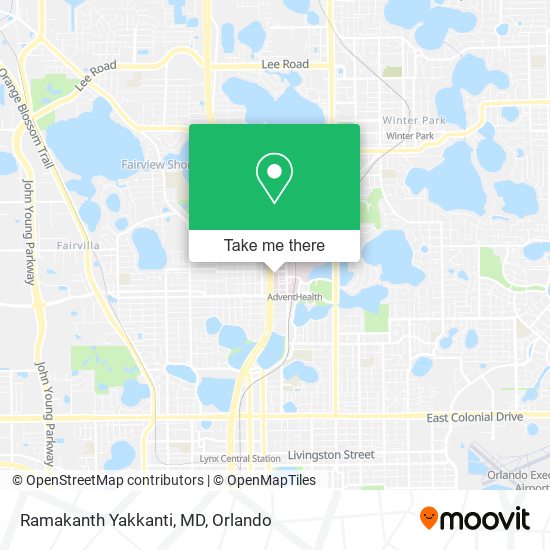 Ramakanth Yakkanti, MD map