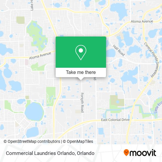 Mapa de Commercial Laundries Orlando