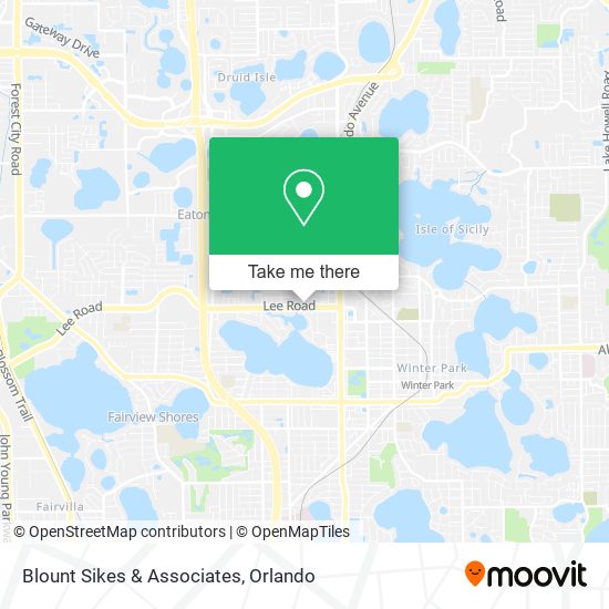 Blount Sikes & Associates map