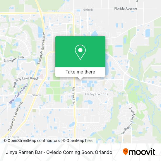 Jinya Ramen Bar - Oviedo Coming Soon map
