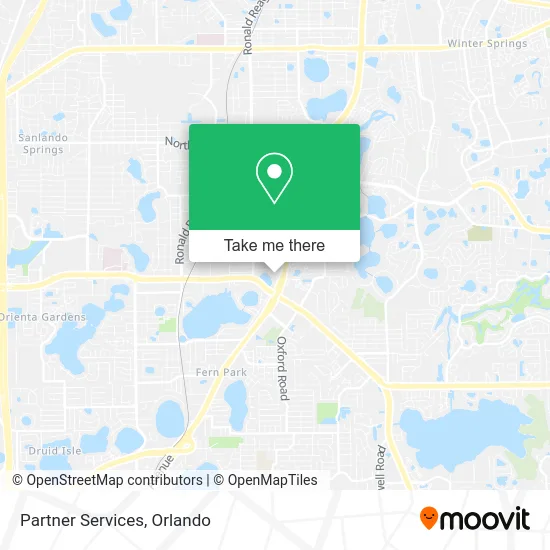 Partner Services map