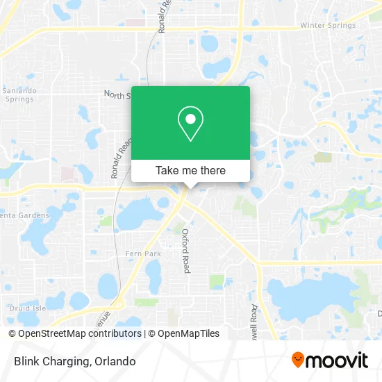 Mapa de Blink Charging