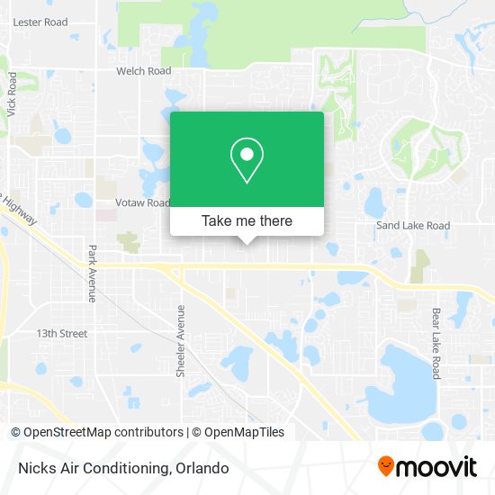 Nicks Air Conditioning map