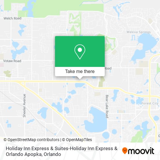 Mapa de Holiday Inn Express & Suites-Holiday Inn Express & Orlando Apopka