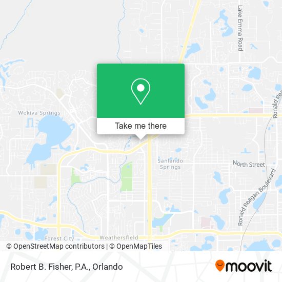 Robert B. Fisher, P.A. map