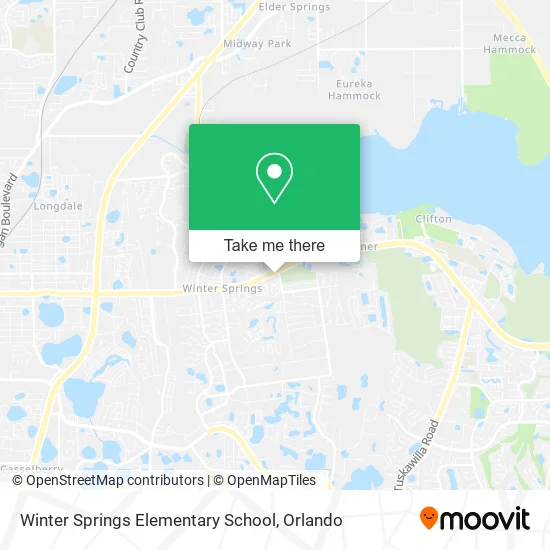 Winter Springs Elementary School map
