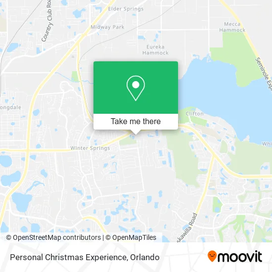 Personal Christmas Experience map