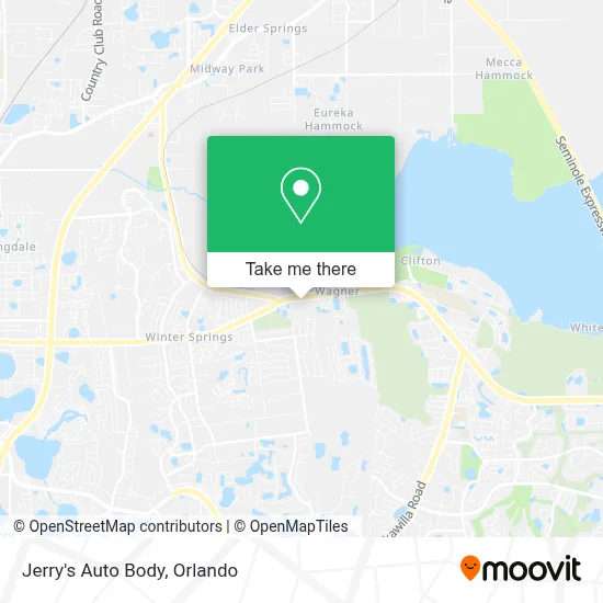 Jerry's Auto Body map