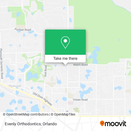 Evenly Orthodontics map