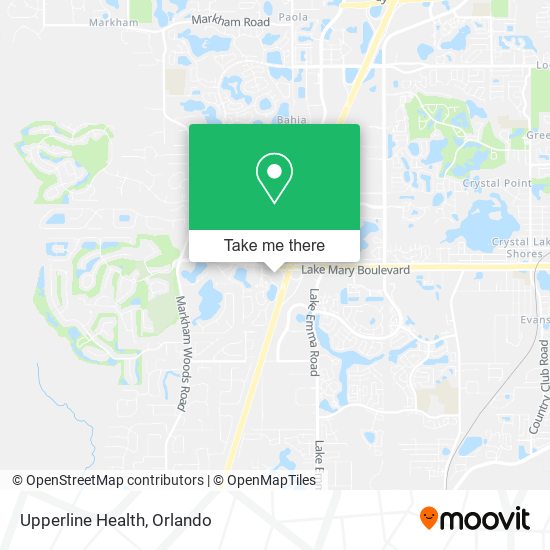 Upperline Health map