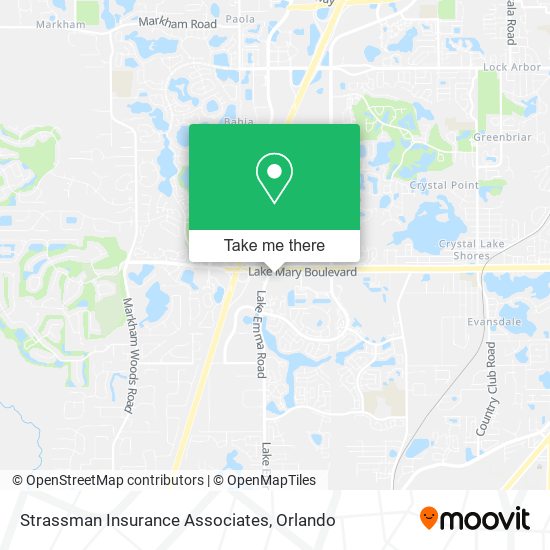 Strassman Insurance Associates map