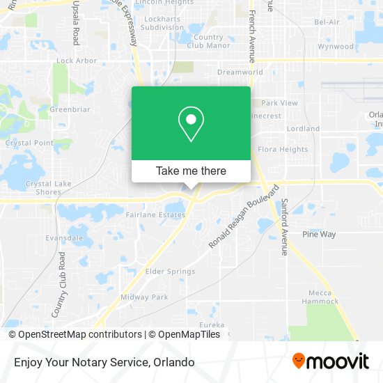 Mapa de Enjoy Your Notary Service