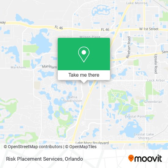 Risk Placement Services map