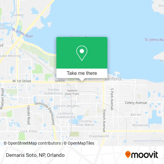 Demaris Soto, NP map