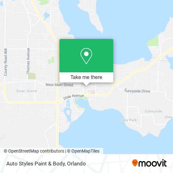 Auto Styles Paint & Body map