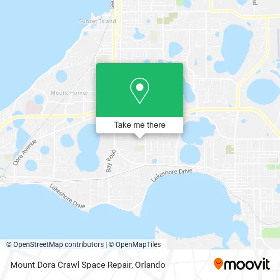 Mount Dora Crawl Space Repair map