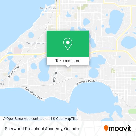 Sherwood Preschool Academy map