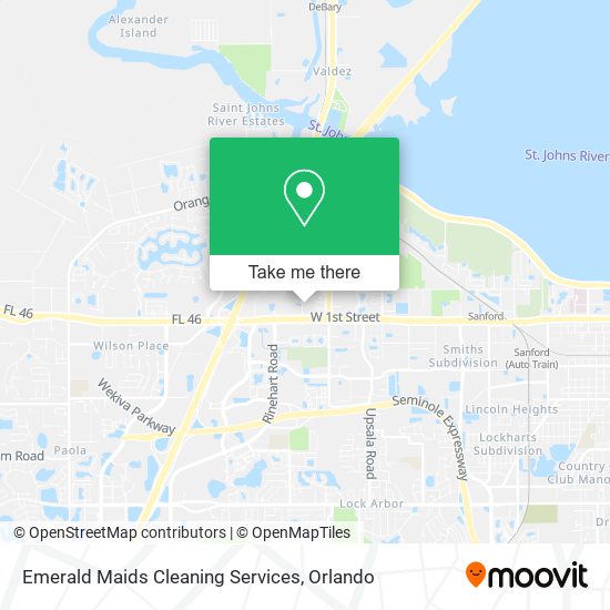 Mapa de Emerald Maids Cleaning Services