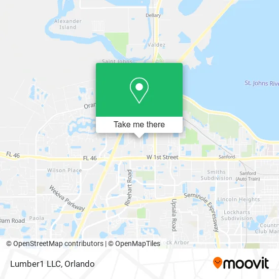 Lumber1 LLC map