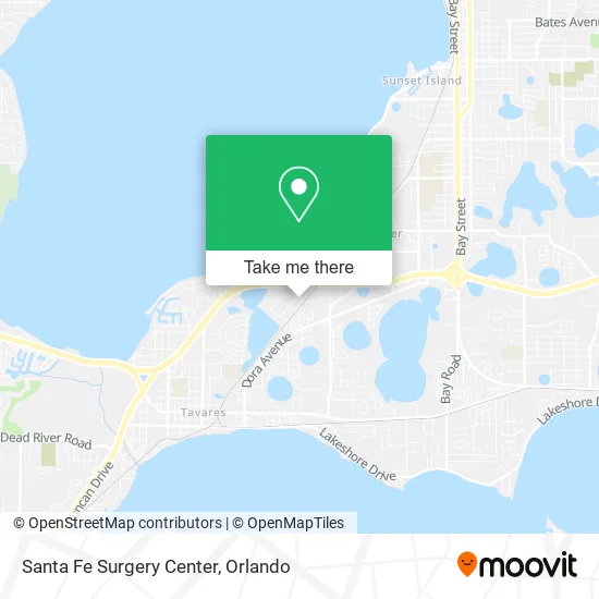 Mapa de Santa Fe Surgery Center
