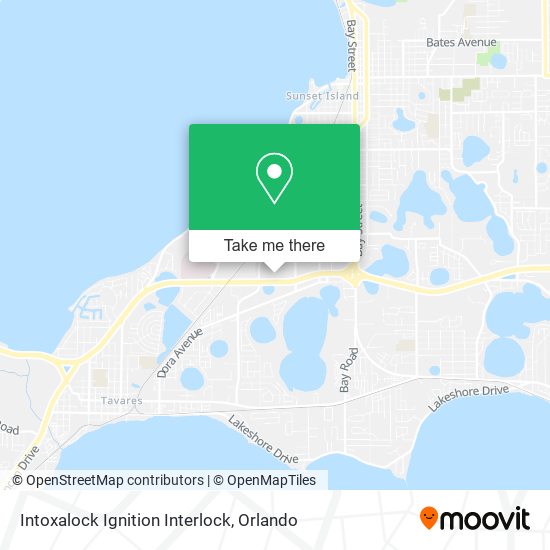 Mapa de Intoxalock Ignition Interlock