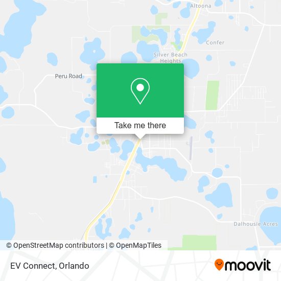 EV Connect map