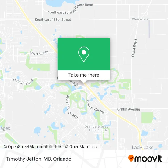 Timothy Jetton, MD map