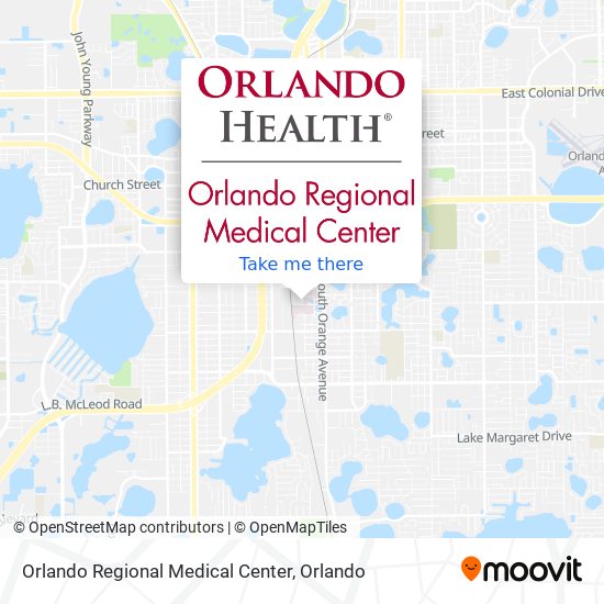 Orlando Regional Medical Center map