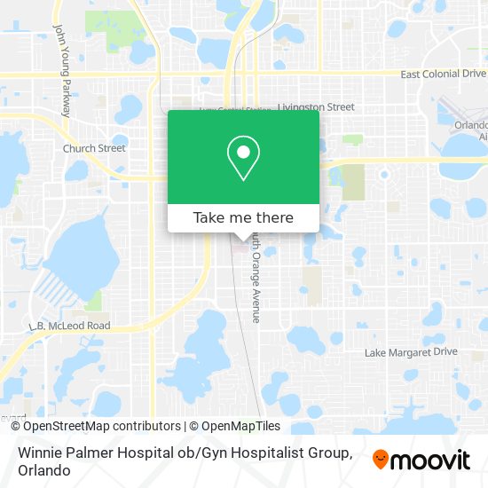 Winnie Palmer Hospital ob / Gyn Hospitalist Group map