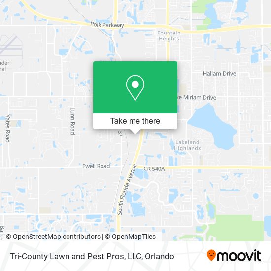Mapa de Tri-County Lawn and Pest Pros, LLC