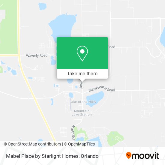 Mapa de Mabel Place by Starlight Homes