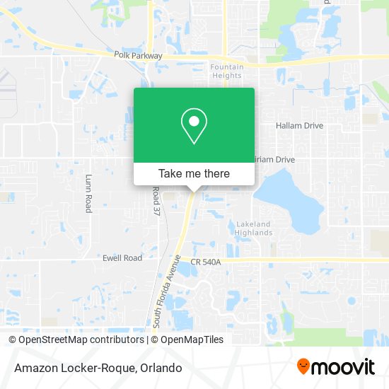 Amazon Locker-Roque map