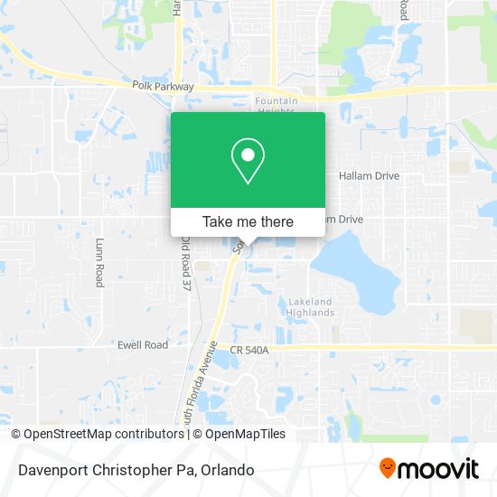 Mapa de Davenport Christopher Pa