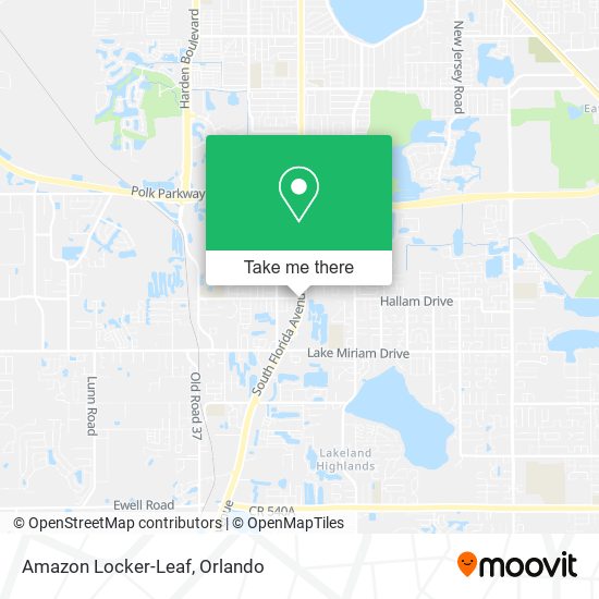 Amazon Locker-Leaf map
