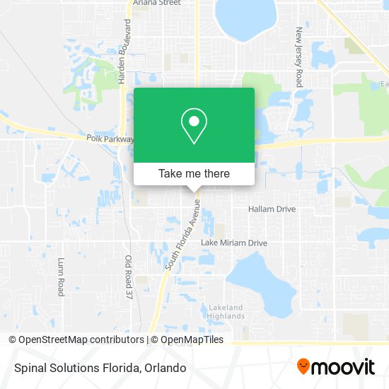Spinal Solutions Florida map